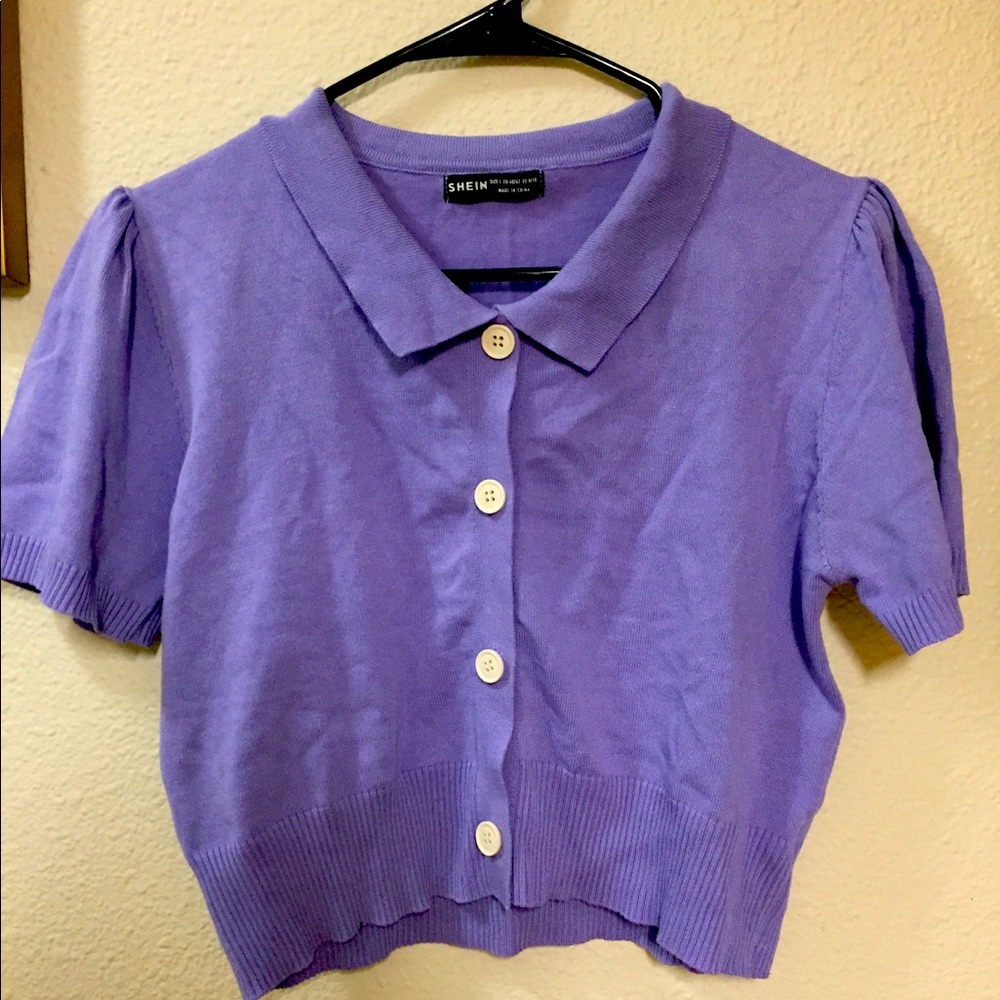 Preppy Purple Sweater